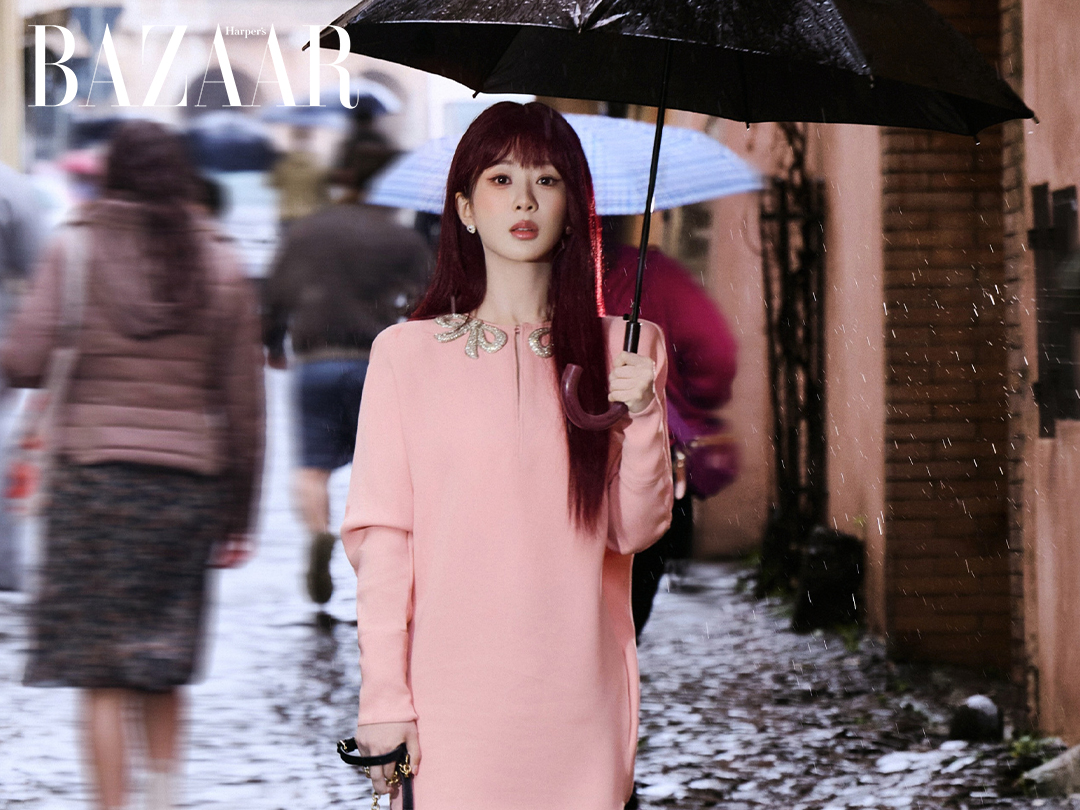 Dương Tử tạo hình tóc đỏ tại Ý chỉ để dự show Valentino缩略图