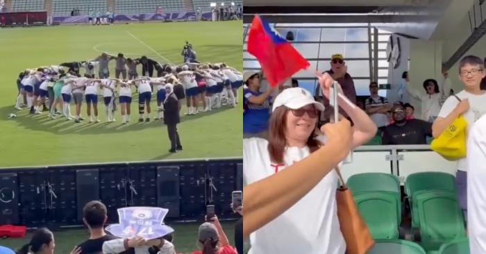 ĐCSTQ thâm nhập nghiêm trọng! Cổ động viên Đài Loan vẫy cờ bất ngờ bị bảo vệ Úc ngăn cản缩略图