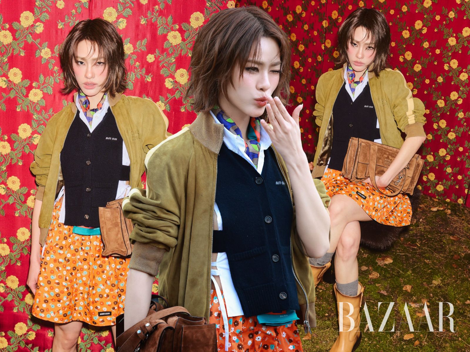 Emi Thasorn Klinnium bừng nở sắc hoa cùng Miu Miu, còn đâu cool girl Saint Laurent缩略图