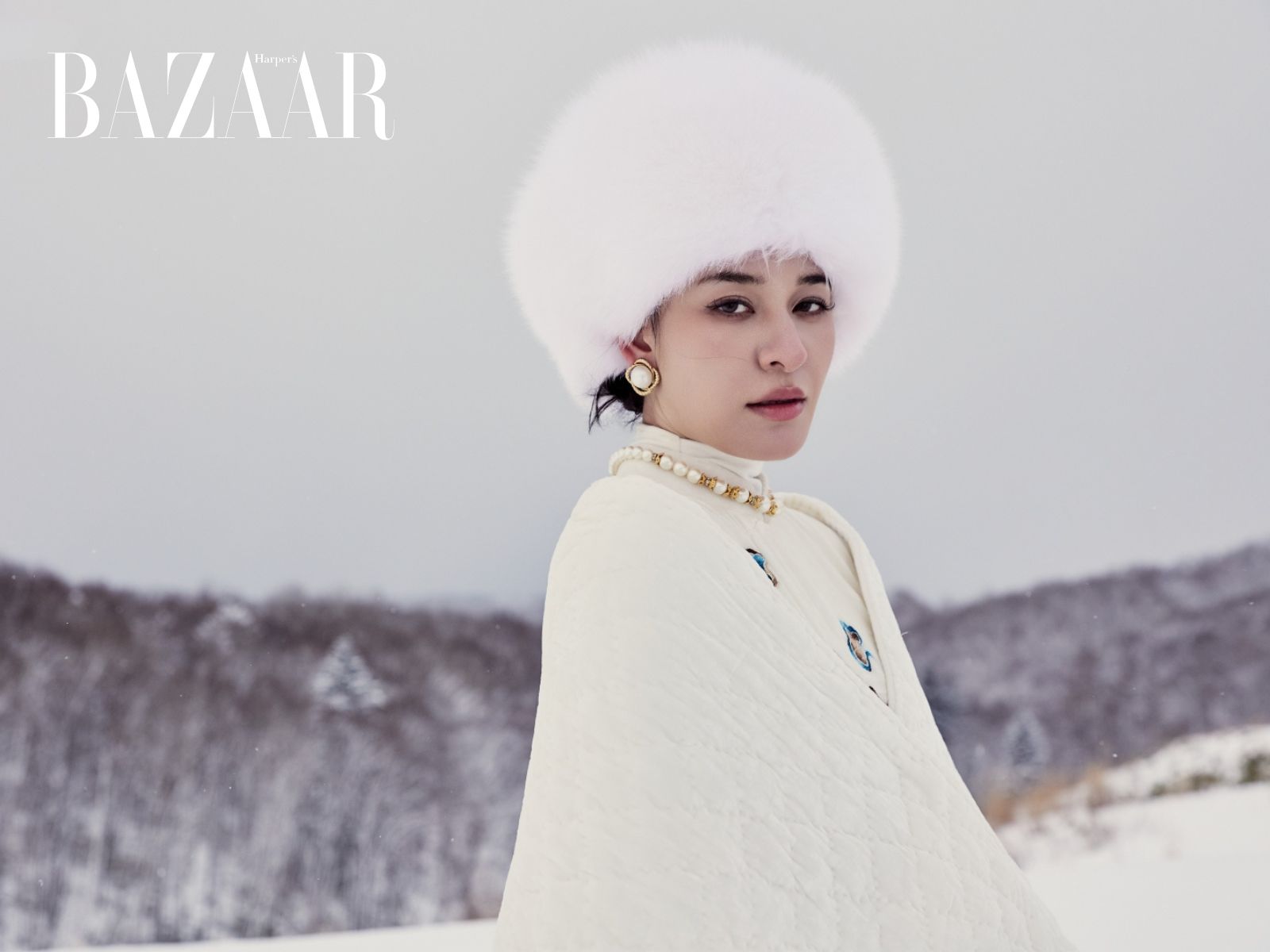 Tăng Mai Anh đưa áo dài đến miền tuyết Hokkaido缩略图