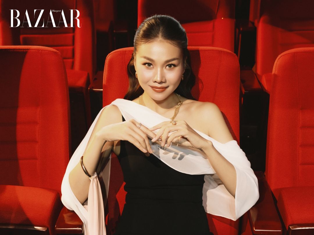 Thanh Hằng diện trang sức hàng chục tỷ đồng của Cartier ra mắt phim Mesdames Thanh Sắc缩略图