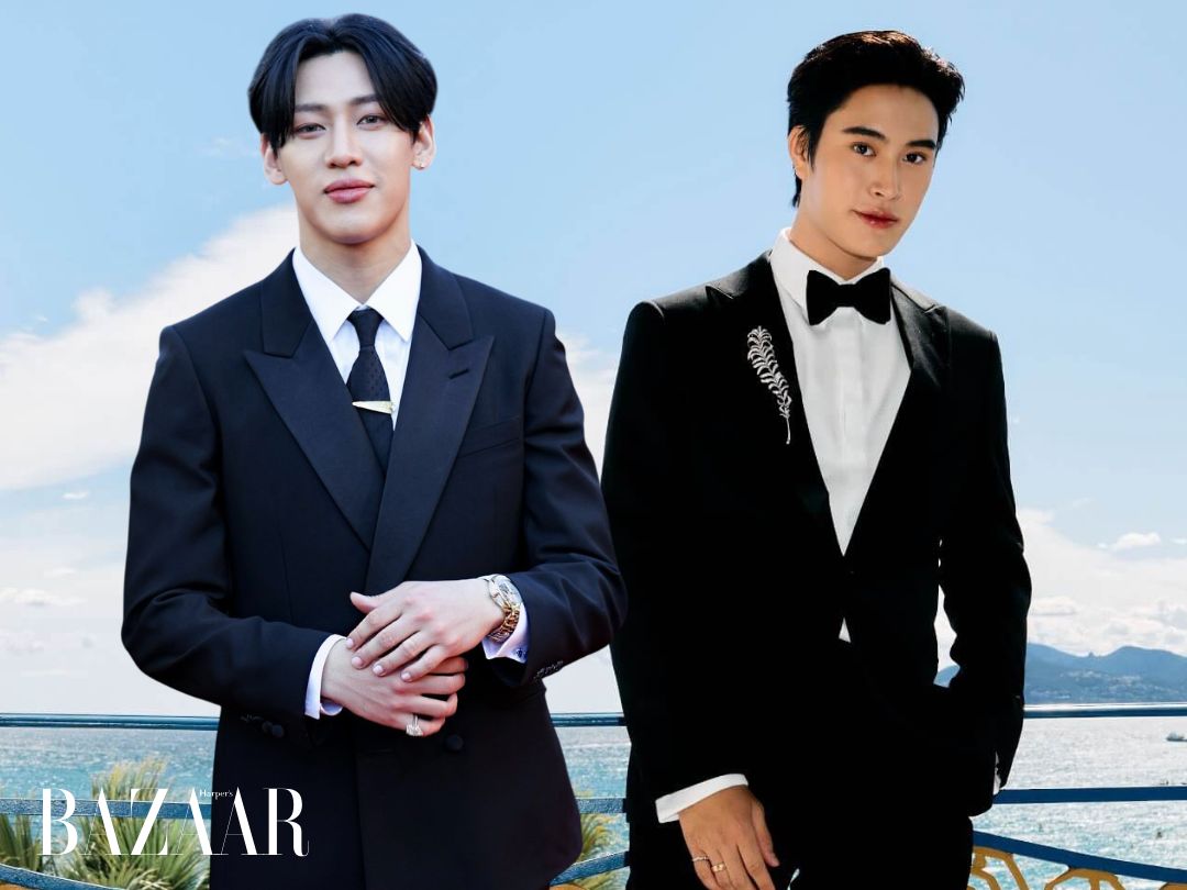 Bambam và Gemini Norawit “so kè” tuxedo tại Cannes缩略图