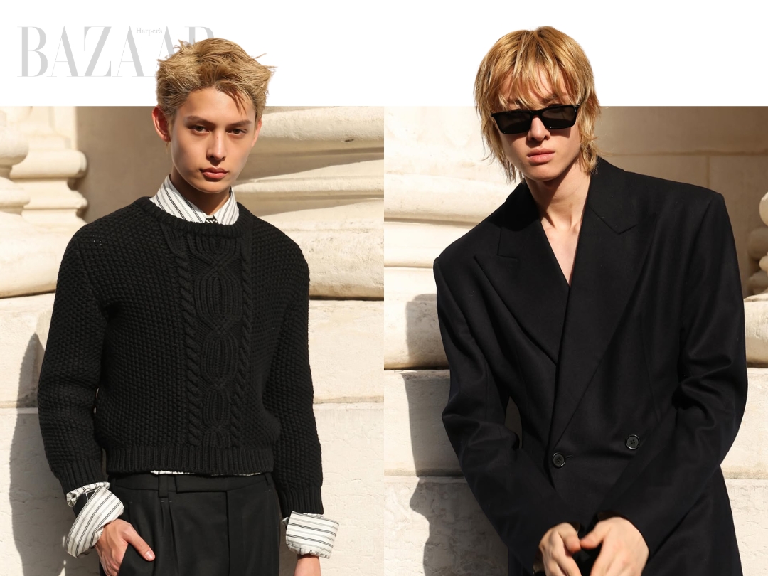 Thần thái James và Martin (CORTIS) tại show Saint Laurent Men Xuân Hè 2027缩略图