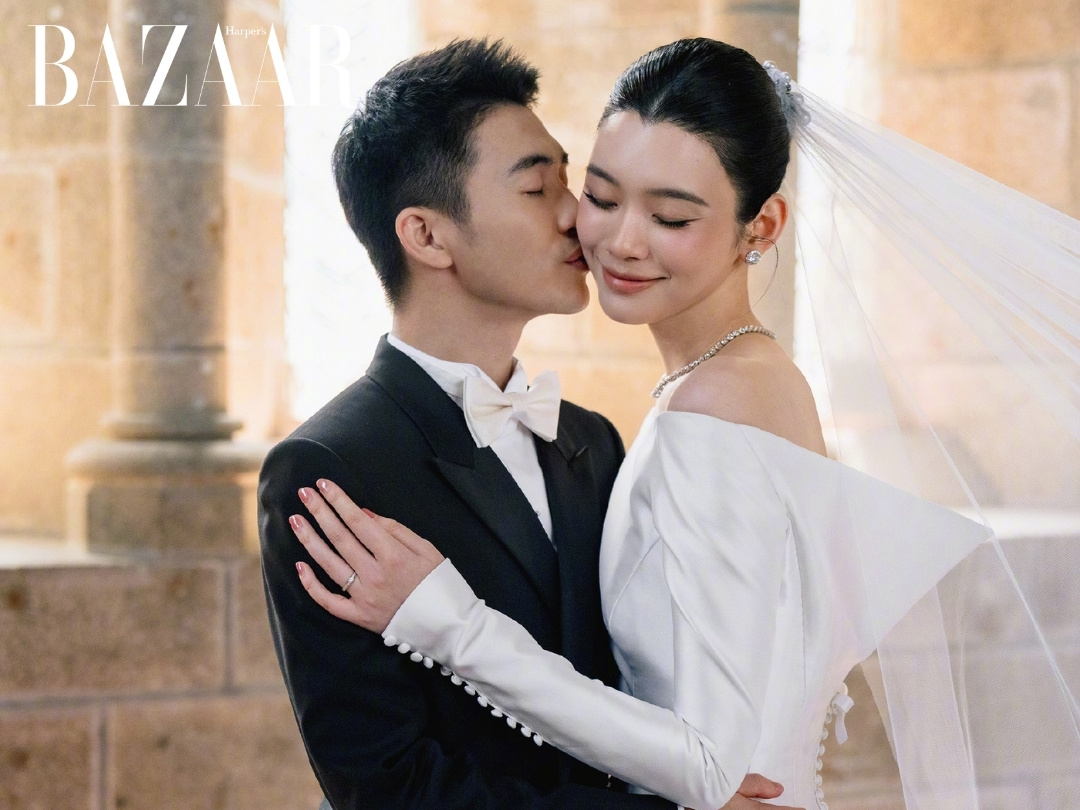 Hề Mộng Dao diện váy cưới haute couture may đo riêng đầu tiên dưới thời Jonathan Anderson tại Dior缩略图