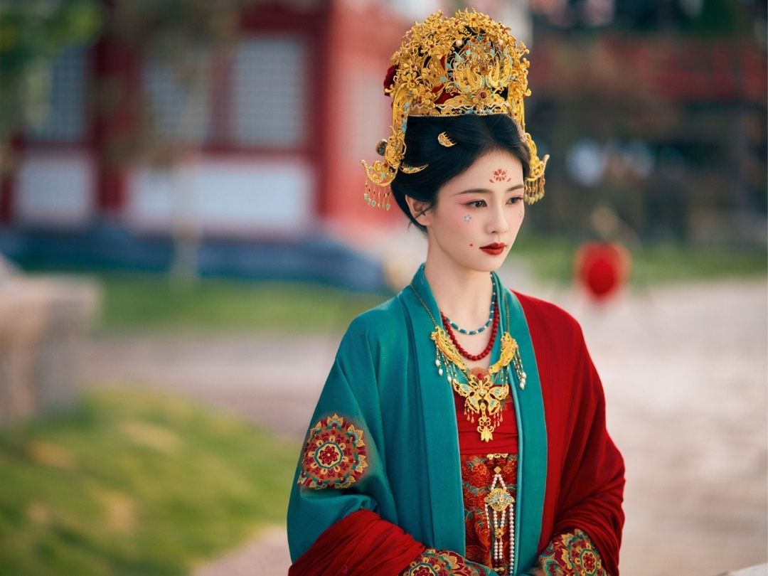 Đại Đường Thịnh Thế qua phục trang của Bạch Lộc trong Mạc Ly缩略图