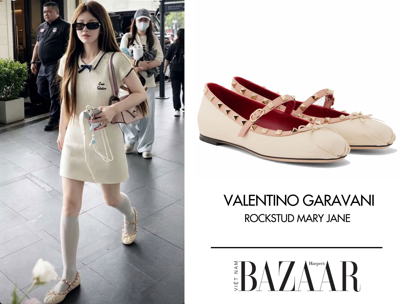 Triệu Lộ Tư khiến giày búp bê Valentino cháy hàng缩略图
