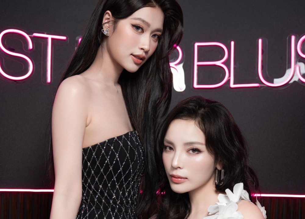 Thiên Ân, Kỳ Duyên sánh vai tại sự kiện chào đón NARS Insatiable Liquid Blush缩略图