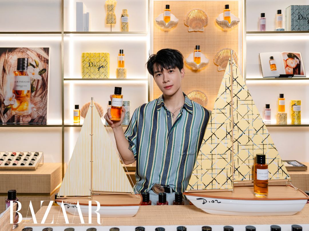 Anh Tú Atus, Kỳ Duyên, Quốc Anh đắm mình trong hương sắc Provence cùng nước hoa Dior Paradise缩略图