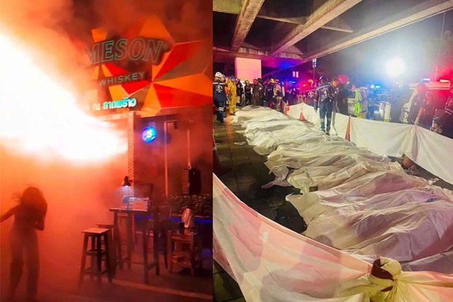 Cháy kinh hoàng trong quán bar ở Bangkok, 49 người thương vong缩略图