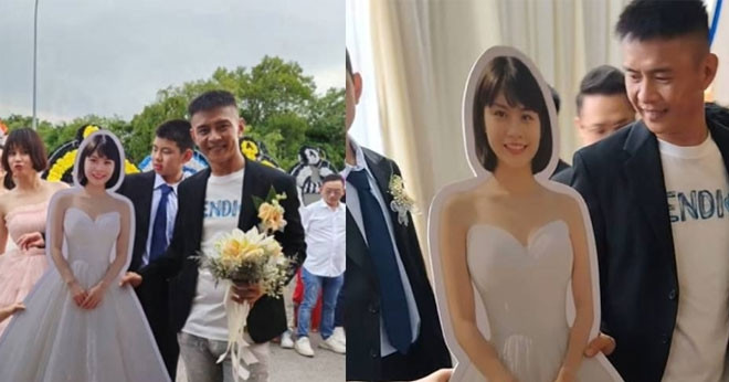 Cô dâu đột ngột qua đời, chú rể nghẹn ngào làm đám cưới theo cách đặc biệt缩略图