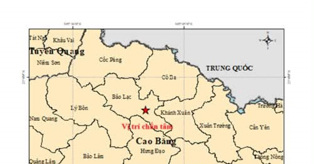 Động đất mạnh 3,6 độ tại Cao Bằng缩略图