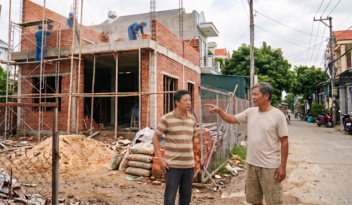 Hàng xóm chỉ cho xây 2 tầng vì sợ che cửa sổ, tôi xây &amp;apos;trộm&amp;apos; lúc họ du lịch缩略图