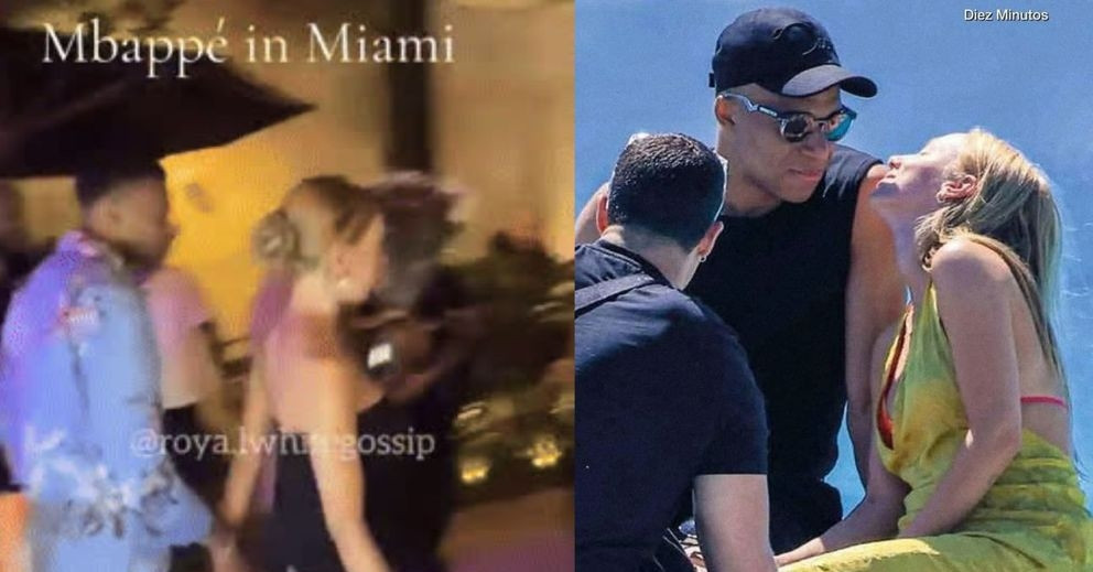 Mbappe tình tứ ôm mỹ nhân Tây Ban Nha Ester Exposito trên du thuyền缩略图