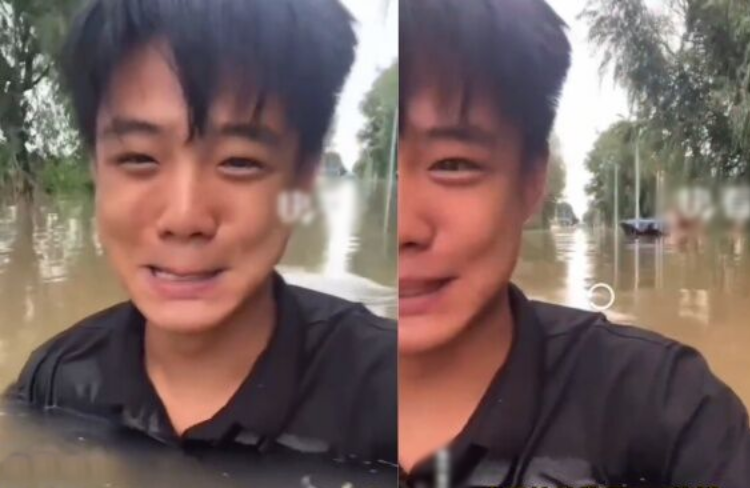 Nước ngập đến cổ mà nhân viên vẫn đi làm, ông chủ kinh hãi nhờ người giải cứu缩略图
