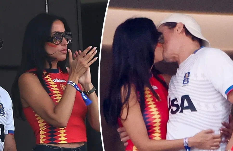 Tài tử Brad Pitt hôn đắm đuối bạn gái kém 27 tuổi trên khán đài World Cup 2026缩略图