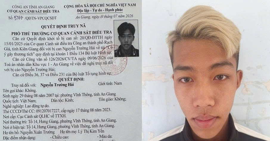 Truy nã nam thanh niên mang dao đâm học sinh trước cổng trường để bênh em bạn gái缩略图