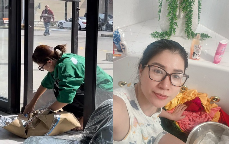 Từng gây chú ý khi chia sẻ chuyện làm nghề dọn vệ sinh ở Mỹ, Trang Trần hé lộ cuộc sống trong căn nhà rộng rãi bên chồng con缩略图