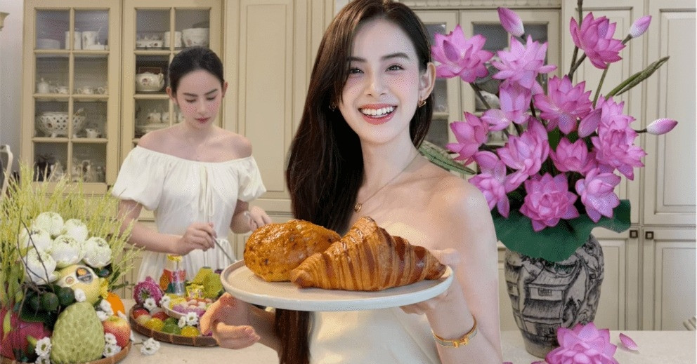 Căn bếp của Hương Liên, mỹ nhân SN 2002 làm dâu cựu Chủ tịch nổi tiếng缩略图