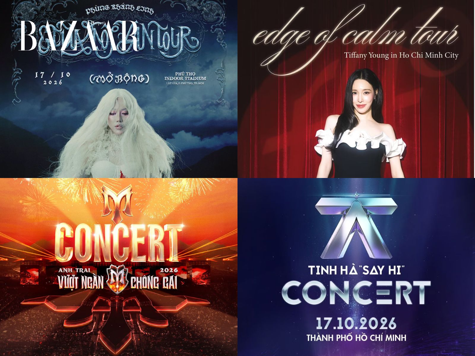 Tử vi ngày 17/10/2026: Ngày đẹp cỡ nào mà tận 4 concert cùng tổ chức ở Tp.HCM?缩略图