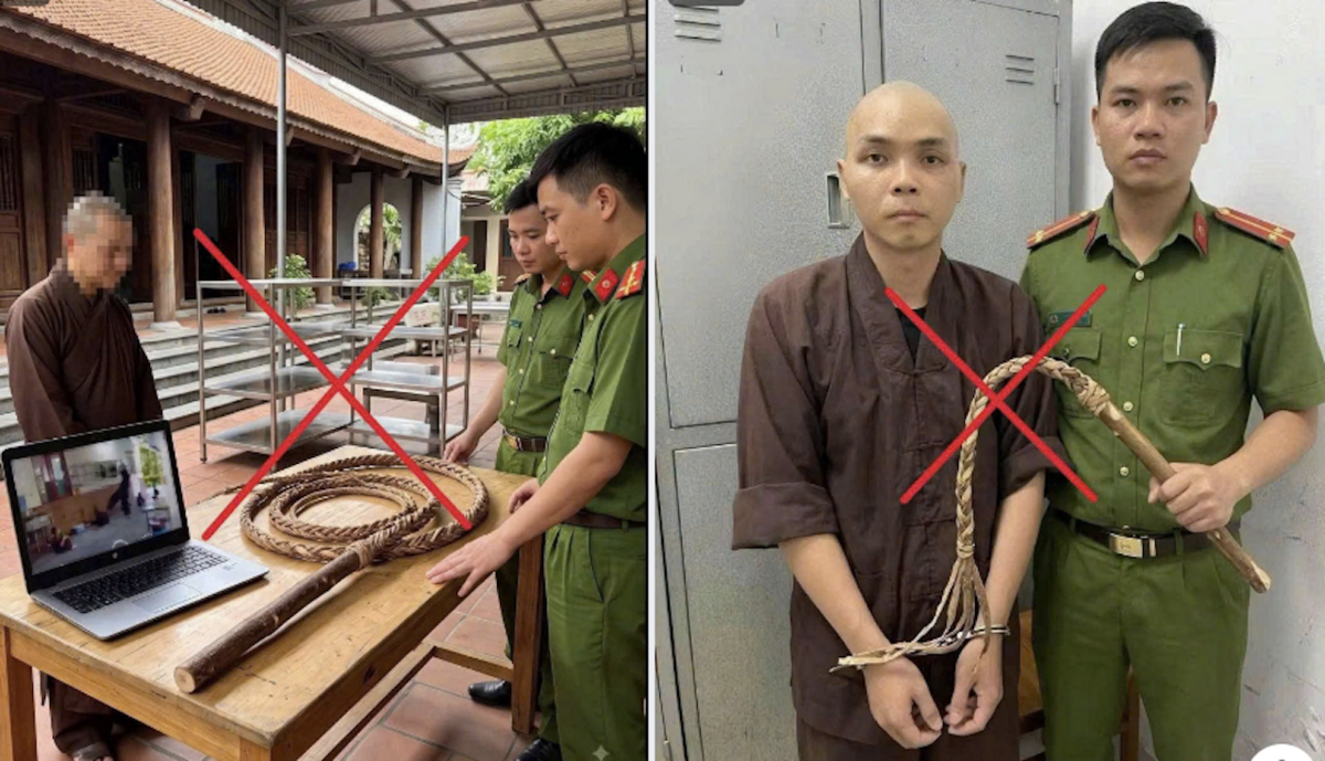 Công an Phú Thọ xử lý người đăng ảnh AI vụ 5 chú tiểu bị đánh ở chùa Bầu缩略图