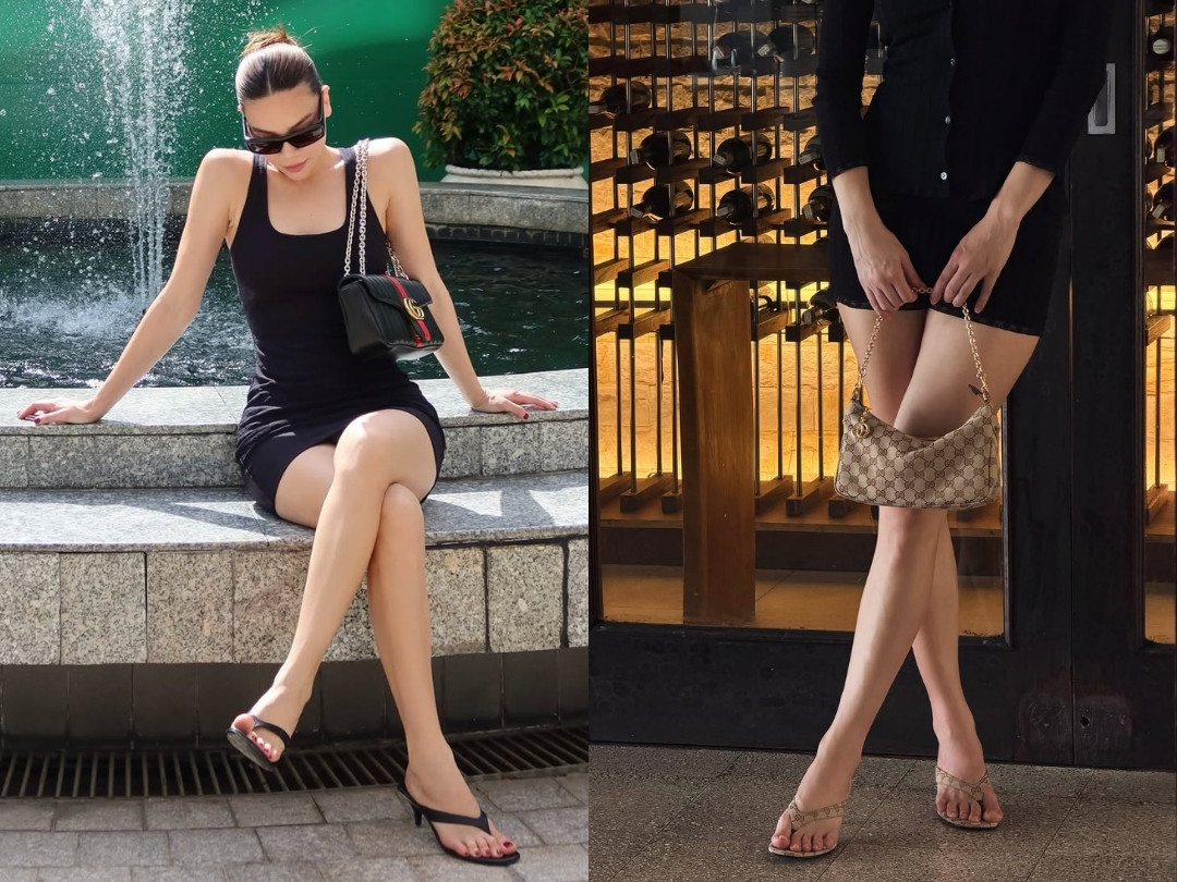 Hồ Ngọc Hà điệu đà với dép xỏ ngón cao gót缩略图