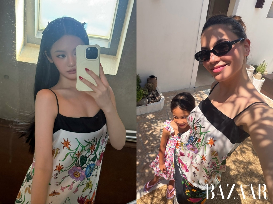 Hồ Ngọc Hà và Ningning (aespa) đụng hàng trong váy hoa Gucci hơn 40 triệu đồng缩略图