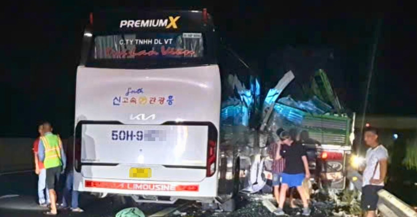 Lời khai của tài xế xe khách tông ô tô tải khiến nữ du khách Nga tử vong缩略图