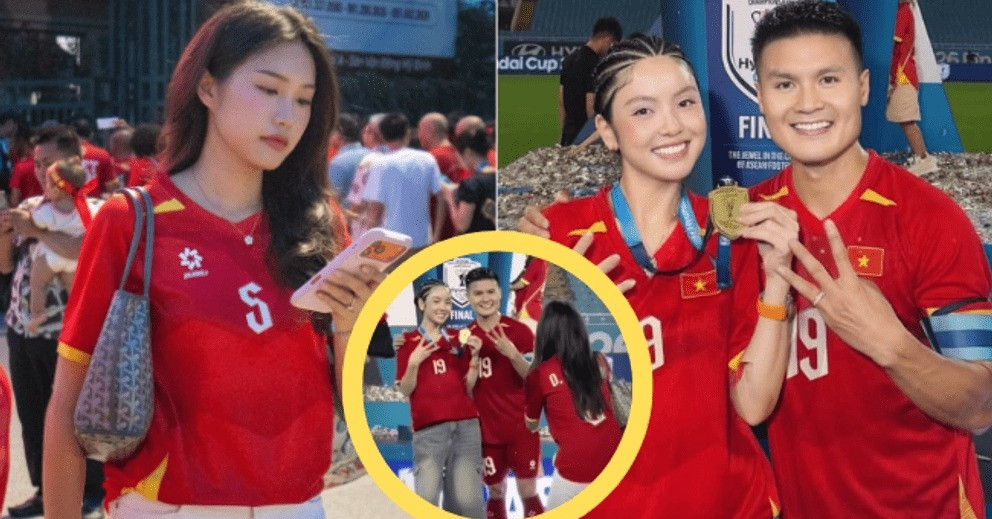 Người đứng sau bức ảnh 5 triệu views của vợ chồng Quang Hải: Hóa ra là nàng WAGs hot nhất nhì缩略图