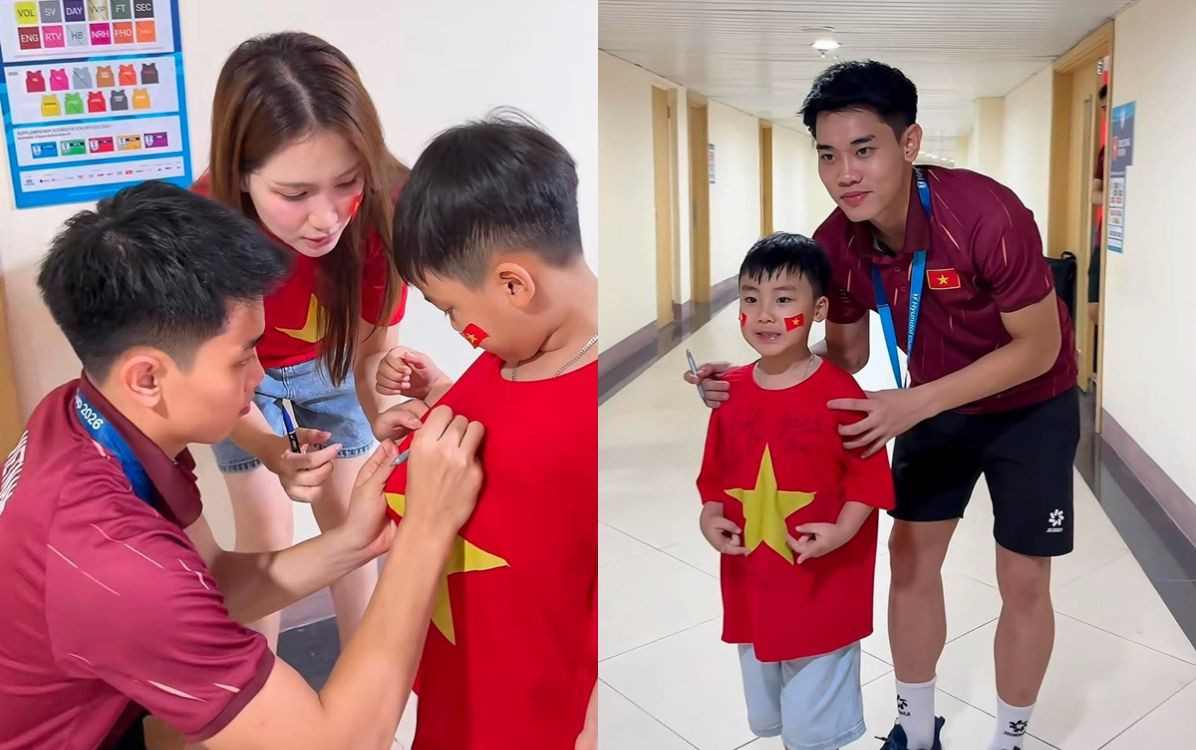 Nửa đêm vẫn chờ gặp Đình Bắc, con trai Hòa Minzy gây chú ý với hành động đáng yêu缩略图