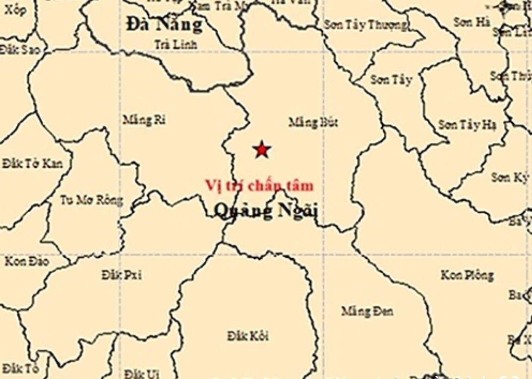 Quảng Ngãi liên tiếp xảy ra 6 trận động đất缩略图