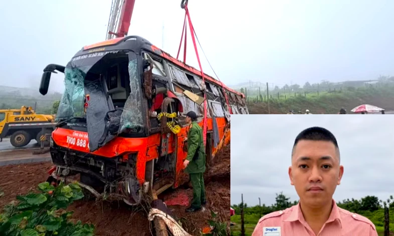 Tạm giữ hình sự tài xế vụ lật xe khách ít nhất 4 người chết缩略图