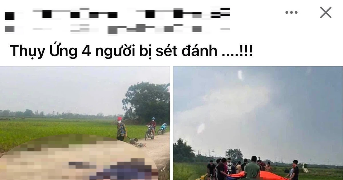 Thực hư thông tin &amp;apos;4 người bị sét đánh&amp;apos; ở Hà Nội缩略图