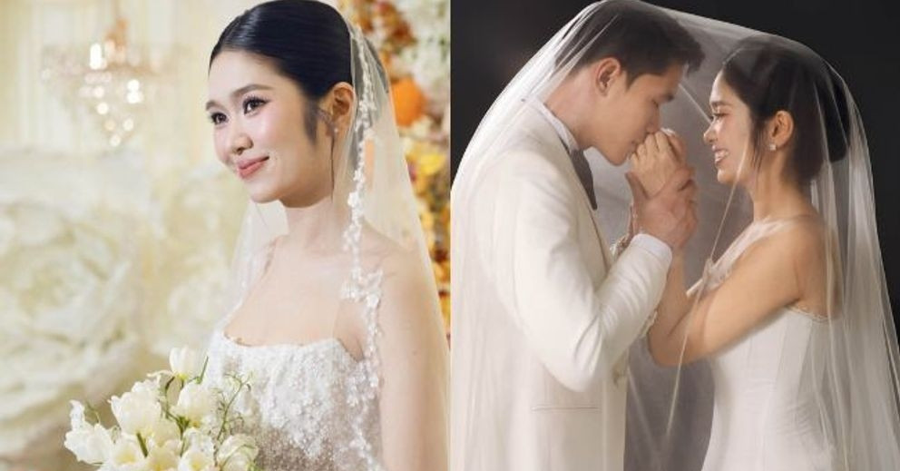Trung vệ điển trai nhất nhì Việt Nam bất ngờ tung ảnh cưới hotgirl Ngân hàng, cô dâu xinh như mộng gây sốt缩略图