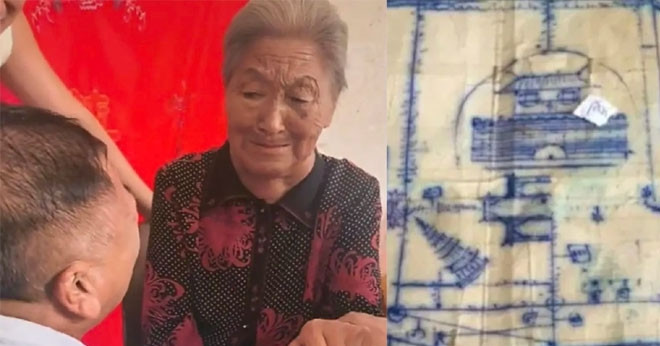 36 năm lưu lạc, người đàn ông trở về nhờ bản đồ tự vẽ, quỳ khóc trước mẹ缩略图
