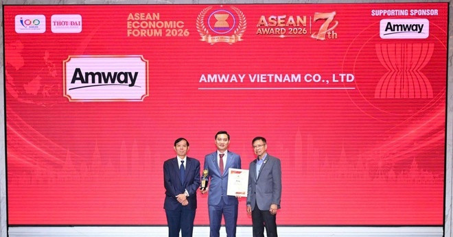 Amway Việt Nam được vinh danh tại Diễn đàn Kinh tế ASEAN缩略图