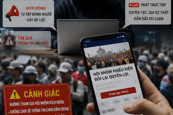 Cảnh báo chiêu mượn danh hỗ trợ pháp lý để kích động, lôi kéo người dân缩略图