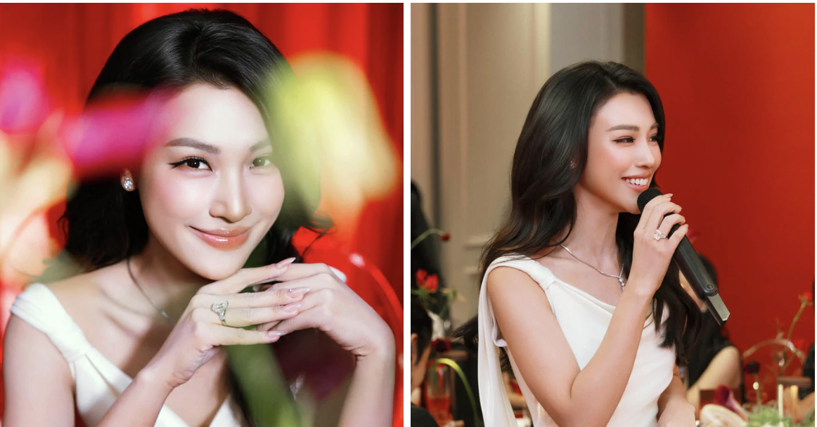MC Hoàng Oanh lộ chiếc nhẫn ngón áp út gây chú ý sau khi công khai hẹn hò Lê Giang Patrik缩略图