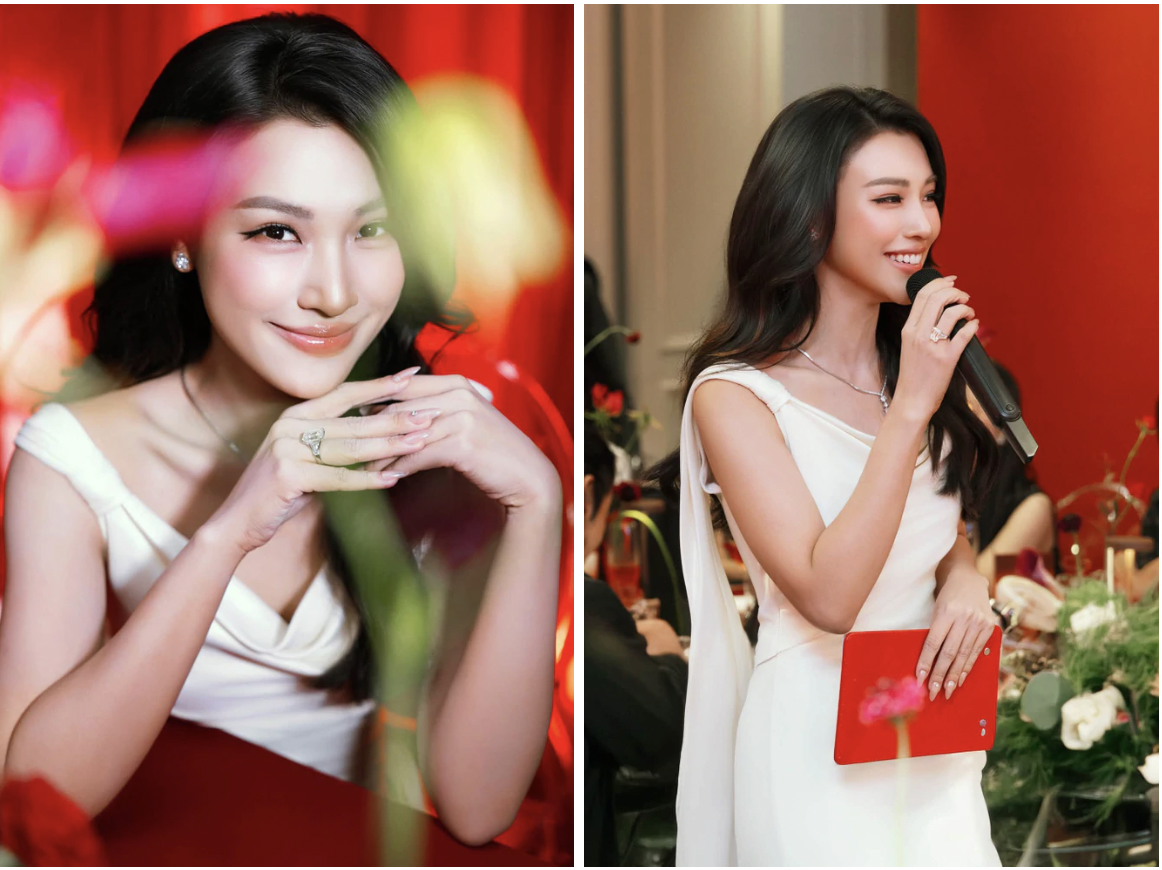 MC Hoàng Oanh lộ diện rạng rỡ, chiếc nhẫn ở ngón áp út gây chú ý缩略图