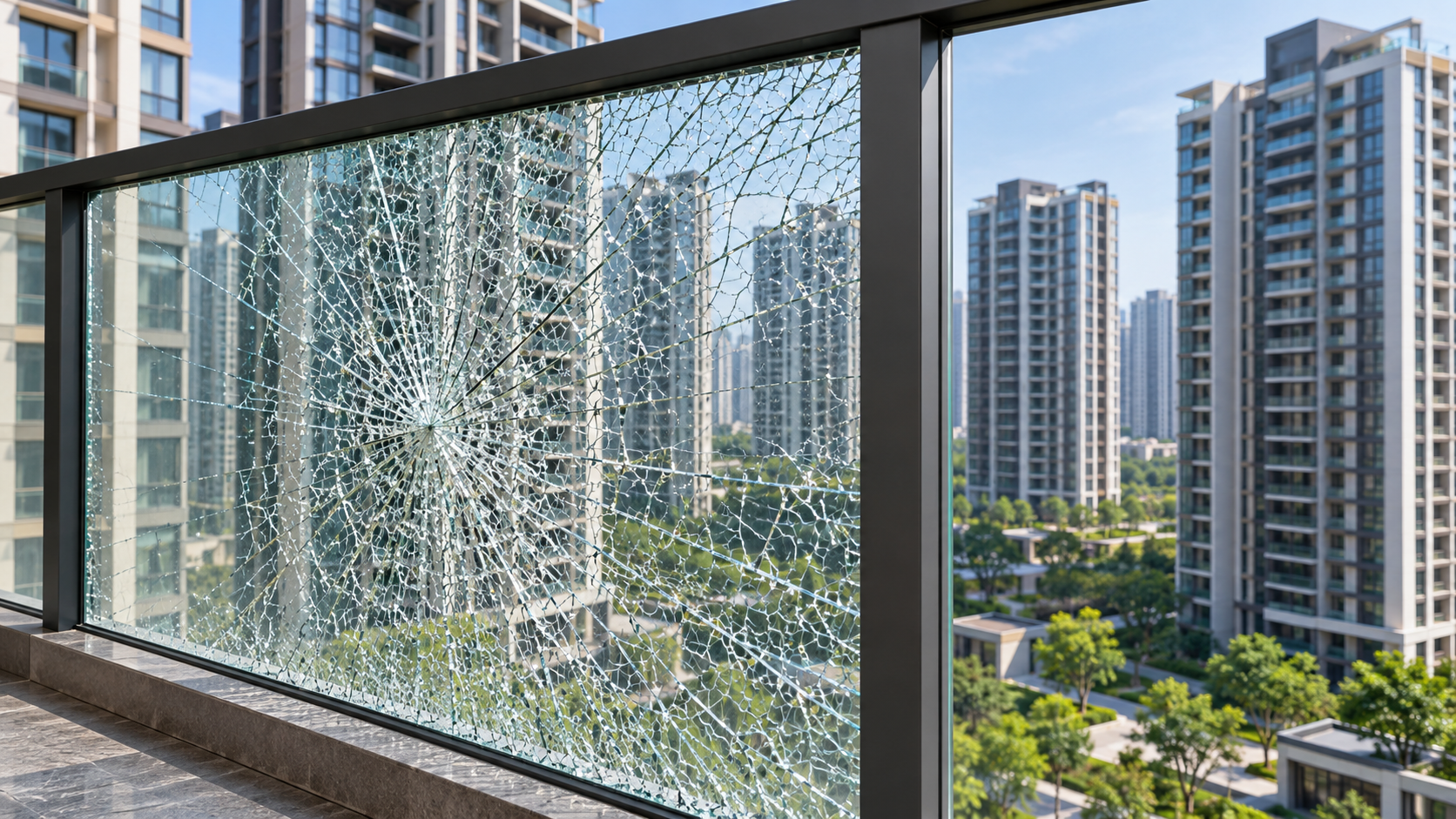Quảng Châu: Gần 300 hộ phản ánh kính nhà tự vỡ缩略图