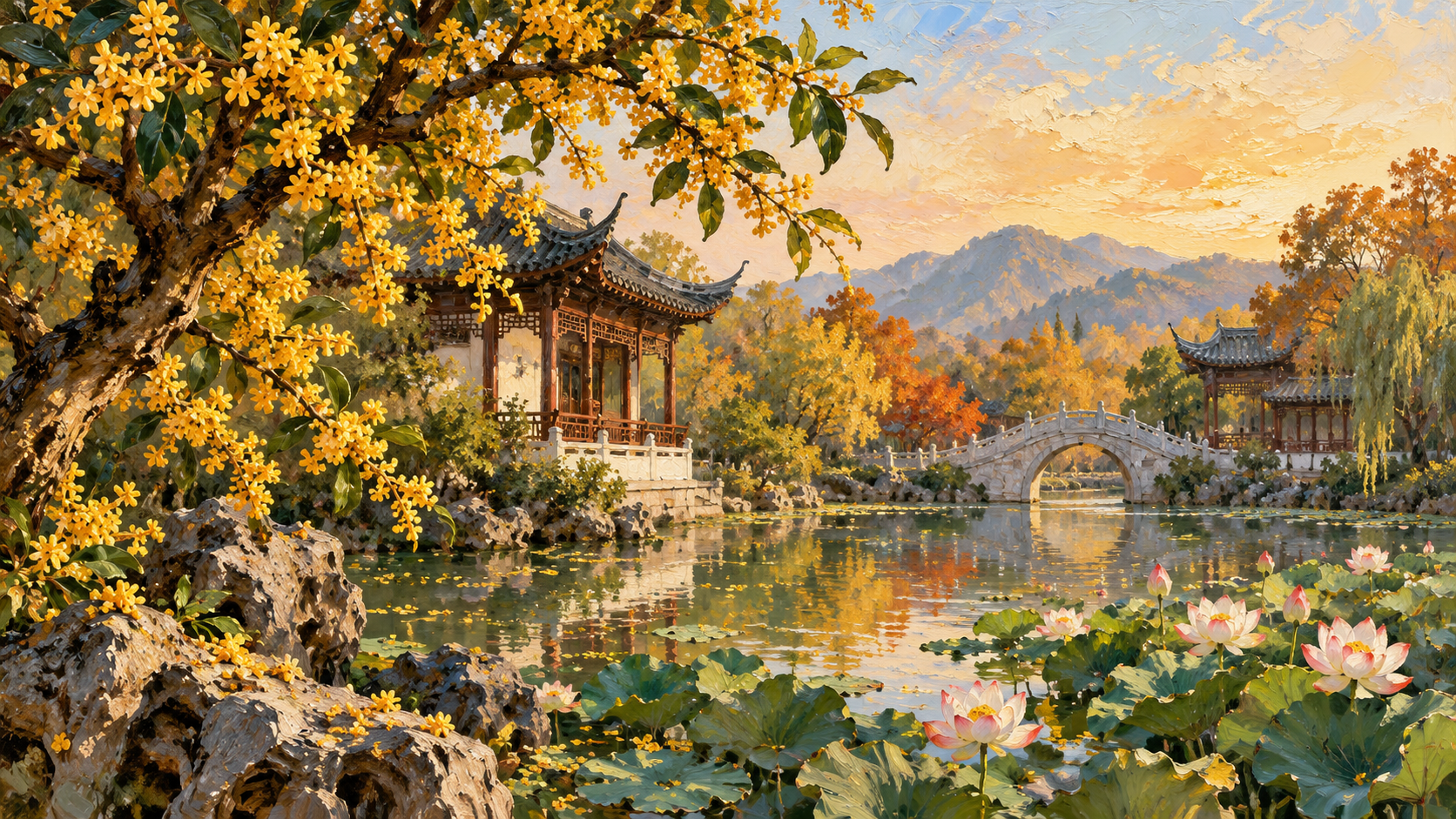 Mùa thu thanh nhã trong lịch thưởng ngoạn của một văn nhân Nam Tống缩略图