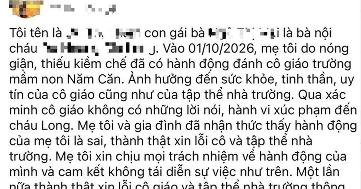 Bà nội đánh, xé áo cô giáo mầm non ở Cà Mau, lý do gây phẫn nộ缩略图