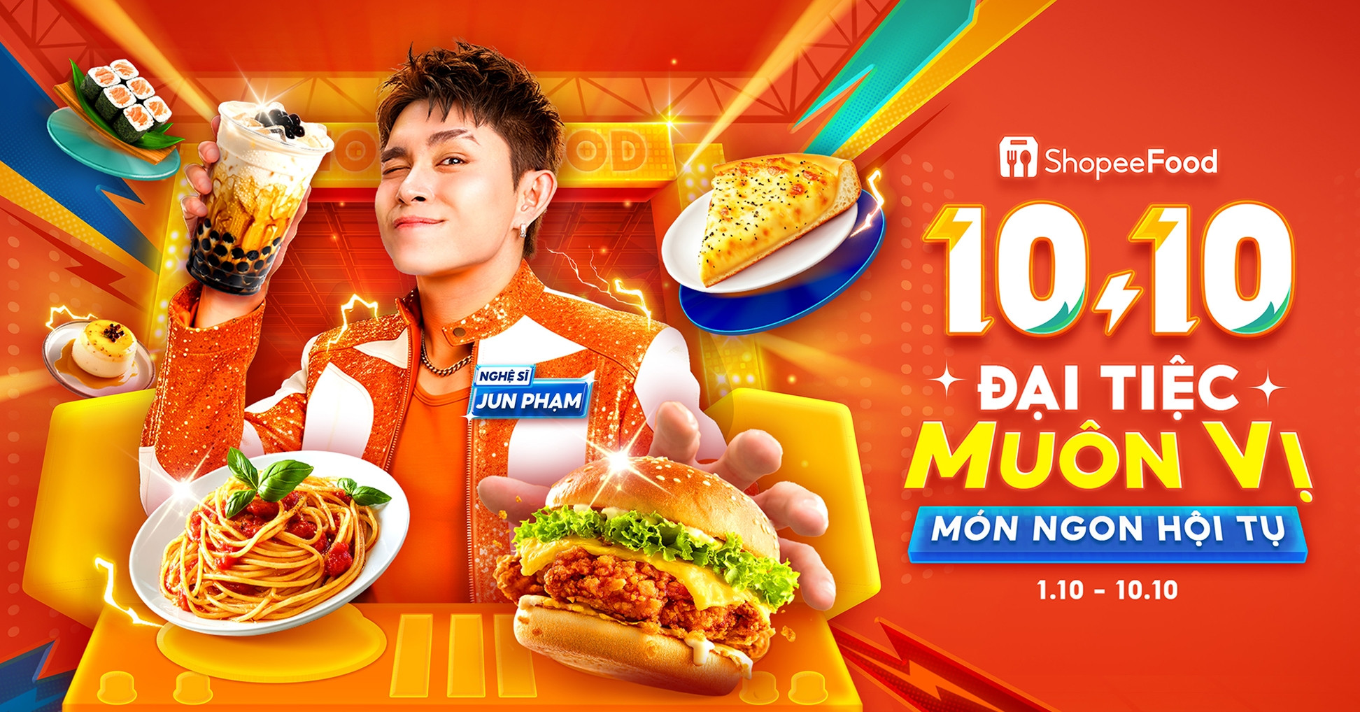 Cuối tuần lên kèo ăn ngon: Món ngon hội tụ, deal xịn hết nấc tại ShopeeFood 10.10缩略图