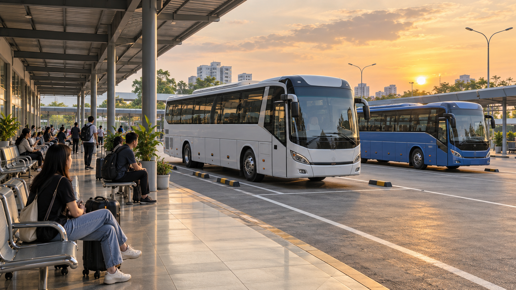 Giáp Bát và Nước Ngầm tạm dừng nhận tuyến xe khách đăng ký mới缩略图