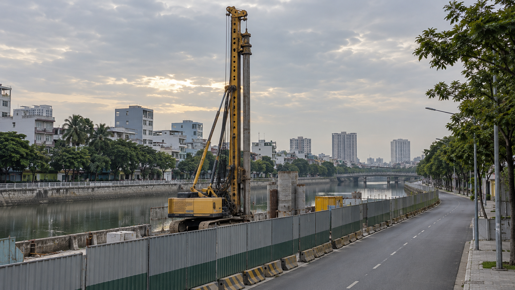 Giàn khoan rạch Xuyên Tâm đổ, không có thương vong缩略图