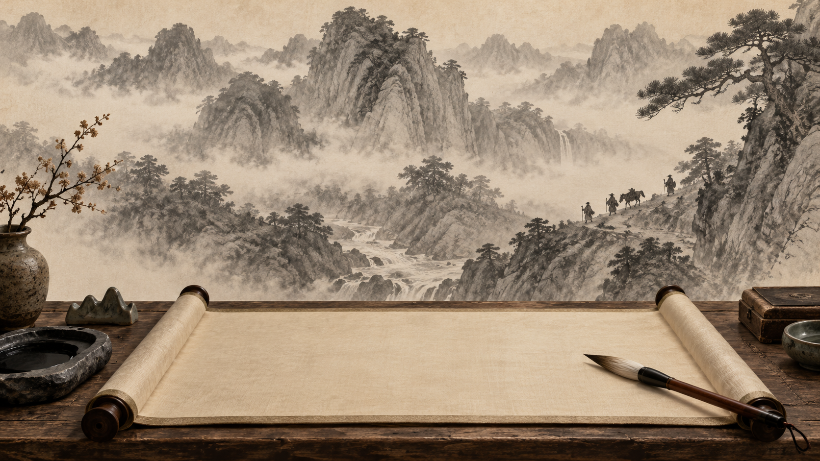 “Quan sơn hành lữ đồ”: Những người lữ hành giữa núi non hùng vĩ缩略图