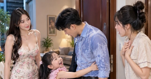 Nữ đồng nghiệp xinh đẹp đưa con đến nhà chơi, đứa trẻ vừa gặp chồng tôi đã gọi “bố”缩略图