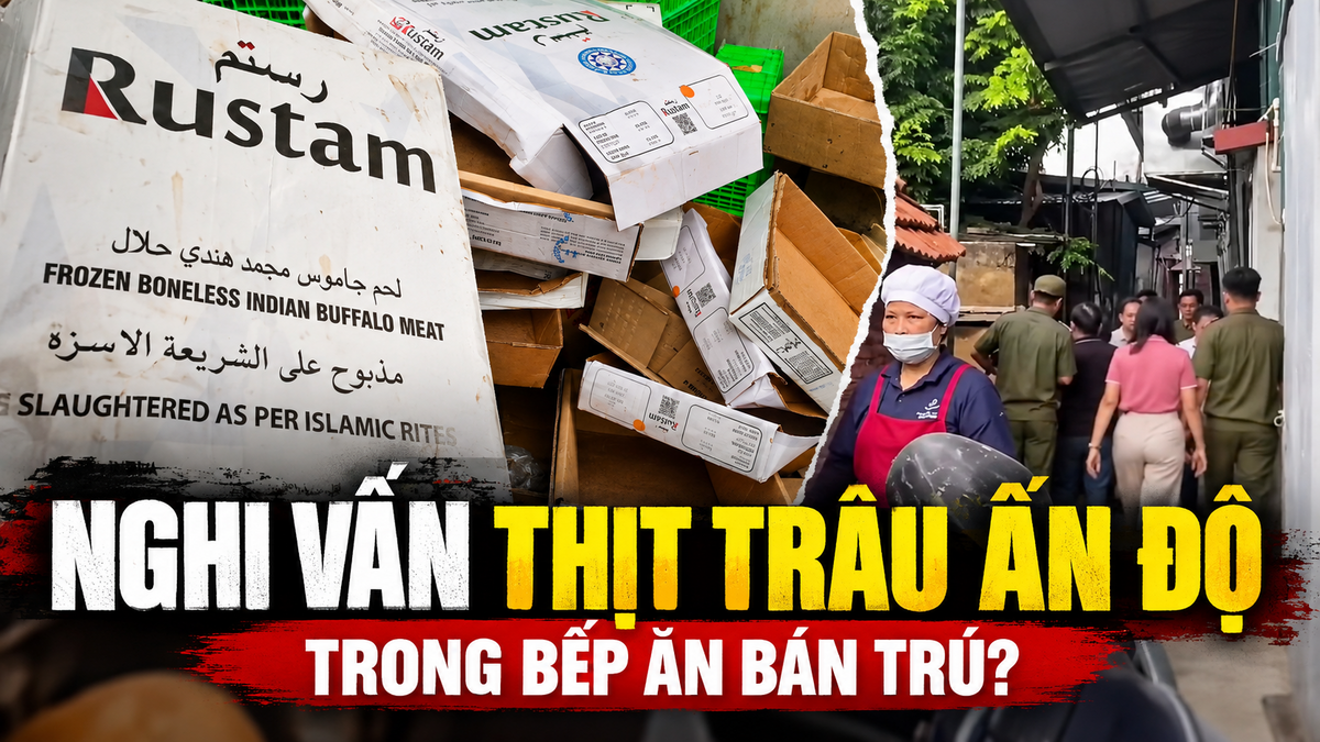 Phát hiện bao bì thịt trâu Ấn Độ, phụ huynh xuyên đêm canh kho yêu cầu kiểm tra缩略图