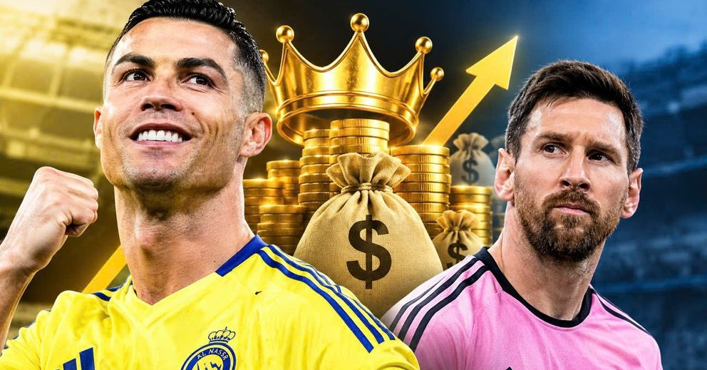 Ronaldo thắng áp đảo Messi trong cuộc đua kiếm tiền, dẫn đầu danh sách của Forbes缩略图