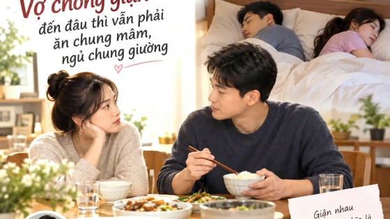 Vợ chồng giận nhau đến đâu vẫn nên ăn chung mâm, ngủ chung giường缩略图