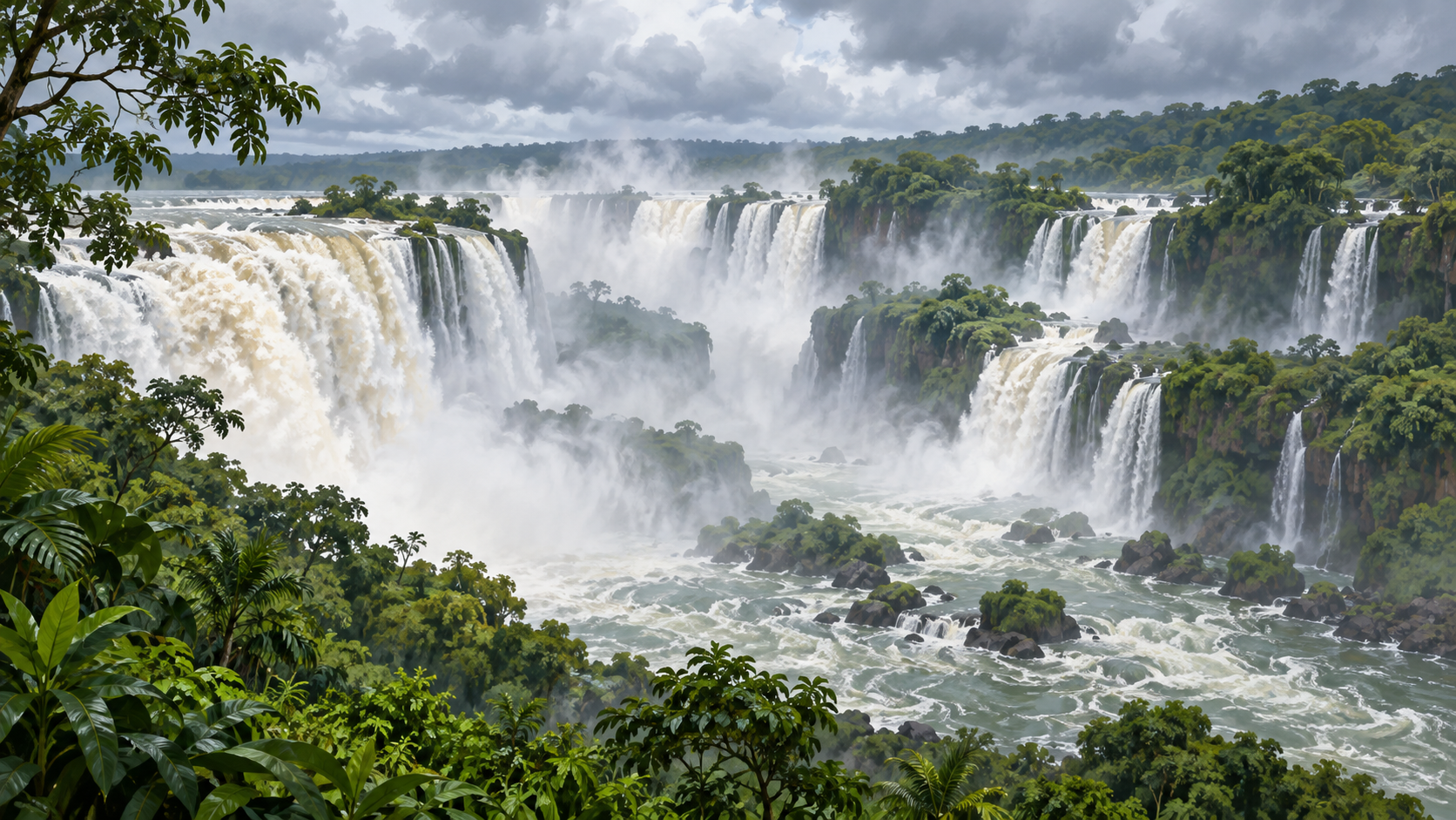 Argentina tạm đóng cửa thác Iguazu vì nước sông dâng cao缩略图